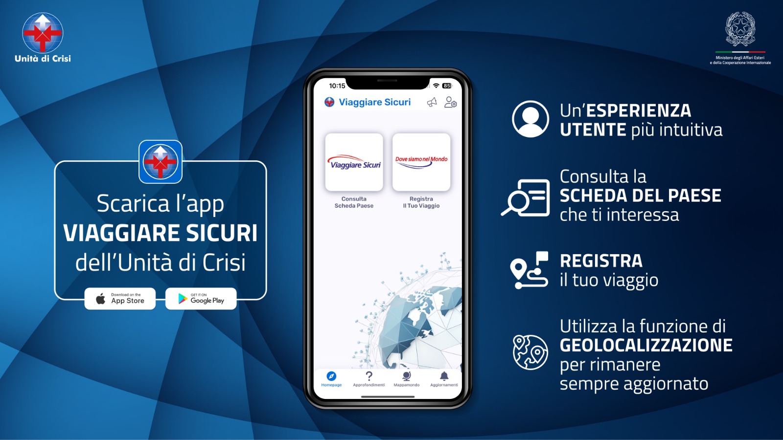 Viaggiare Sicuri – Nuova-App
